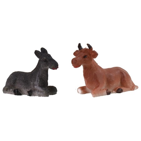 Natività 5 soggetti in resina serie 7 cm