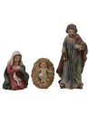 Natività 5 cm in resina a 11 soggetti resina, dimensione