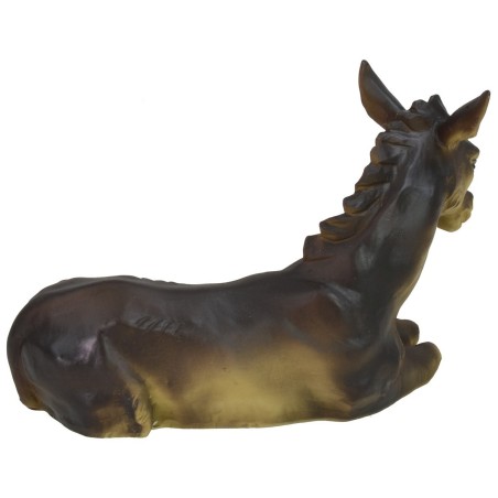 Buey y burro de resina para estatuas de 24-30 cm, burro