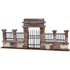 Puerta con barandilla de 49x5x21,5 cm de altura, barandilla. 2