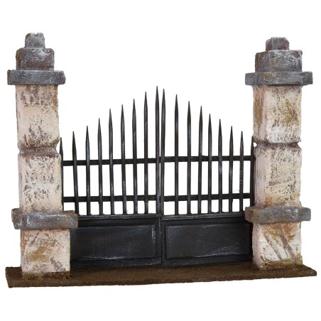 Cancello con colonne cm 24x6x19 h colonne, cancello, altezza