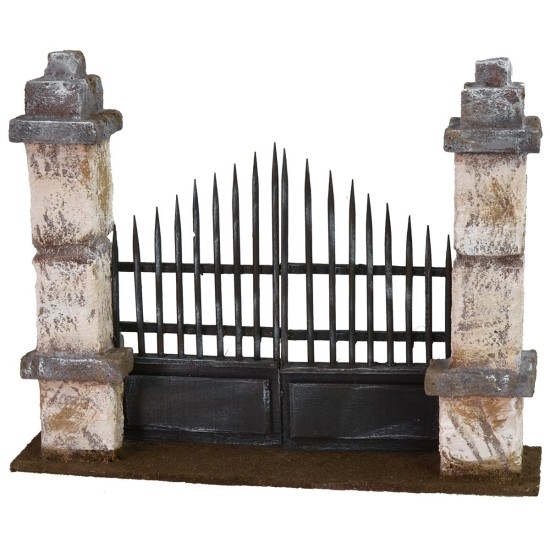Cancello con colonne cm 24x6x19 h