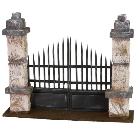 Cancello con colonne cm 24x6x19 h colonne, cancello, altezza