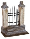Cancello con scalinata cm 17x10x21 h altezza, scalinata