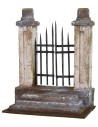 Cancello con scalinata cm 17x10x21 h altezza, scalinata