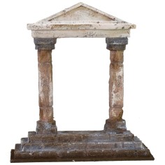 Portale con scalinata cm 21x7x23 h 2