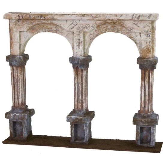 Facciata con colonne cm 27x5x22,5 h altezza, polistirene