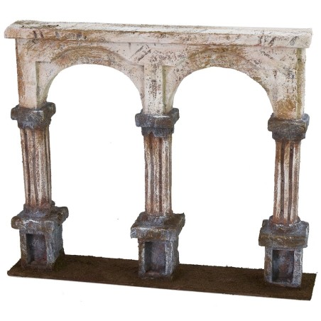 Facciata con colonne cm 27x5x22,5 h