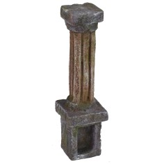 Colonna quadrata con piedistallo 4x4x15 cm 2