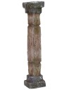 Columna dórica con dos incrustaciones de 3x3x15 cm h