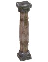 Columna dórica con dos incrustaciones de 3x3x15 cm h