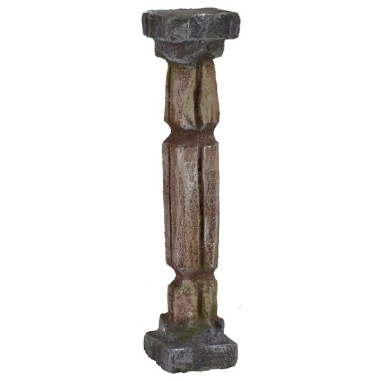 Columna con ranuras verticales y horizontales cm 3x3x15 h