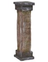 Column with square base and octagonal shaft cm 4x4x15 h