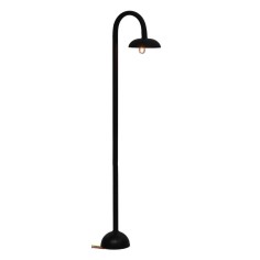 Curved ground lamppost 23 cm with light 12 Volt