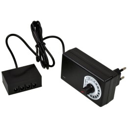 LED strip power supply with 4 outputs 2 of ø 2.1 mm and 2 of ø