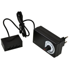 LED strip power supply with 4 outputs 2 of ø 2.1 mm and 2 of ø