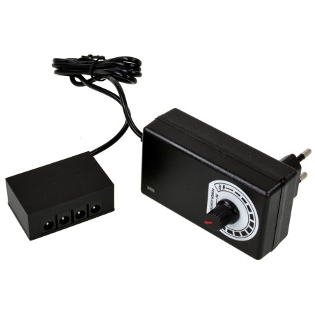 LED strip power supply with 4 outputs 2 of ø 2.1 mm and 2 of ø 2.5