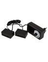 Alimentatore strisce led 8 uscite 4 da ø 2,1 mm e 4 da ø 2,5 mm