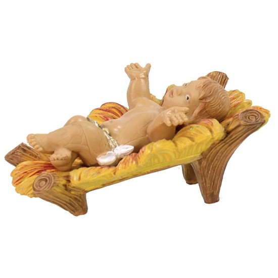 Natividad 3 piezas serie lux 12 cm en PVC Mondo Presepi