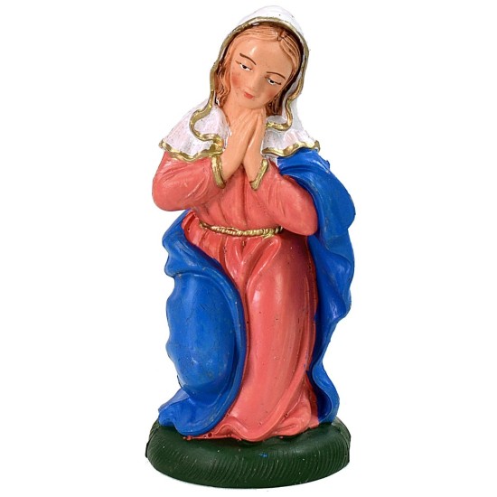 Natividad conjunto 3 piezas serie color 12 cm en pvc