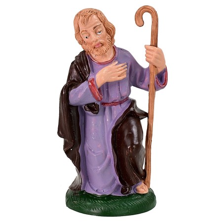 Natividad conjunto 3 piezas serie color 12 cm en pvc Mundo Pesebres