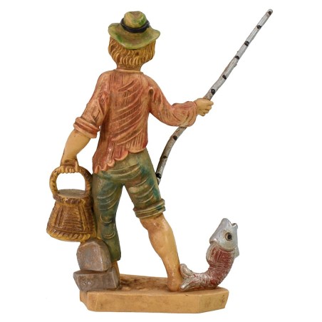 Pescador lux 12 cm en pvc Mundo Pesebres