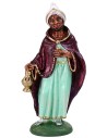 Conjunto de tres Reyes Magos serie color 12 cm en pvc