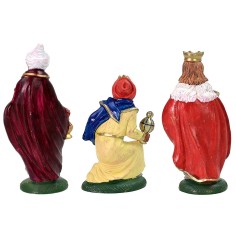 Set tre Re Magi serie color 12 cm in pvc 2
