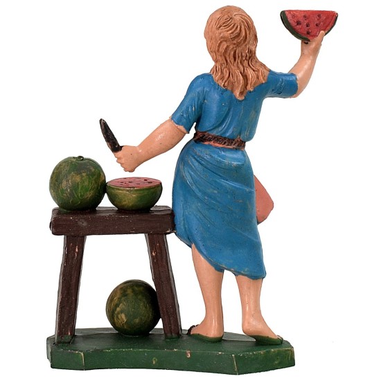 Frutera color 12 cm en pvc Mondo Presepi