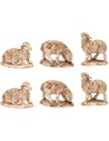 Set 6 pecore per statue cm 7- Cod. W60 Mondo Presepi