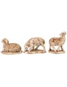 Conjunto de 6 ovejas para estatuas de 7 cm - Cod. W60 Mundo Pesebre