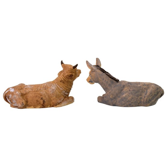 Bue e asino serie lux 12 cm in pvc