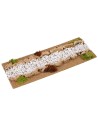Strada bianca componibile per presepe cm 12x32x2 h