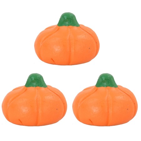 Set tre zucche in resina 2,5 cm resina, statue, altezza