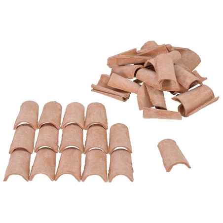 Coppi mm 20x35 confezione da: larghezza, cotto, acrilico