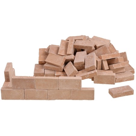 Mattoni mm 40x20x10 in confezione da: acrilico, fugante, sono