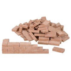 Mattoni mm 29x13x6 in confezione da: acrilico, cotto, fugante