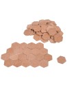 Pavimento hexagonal de 23 mm en paquete de 65 piezas