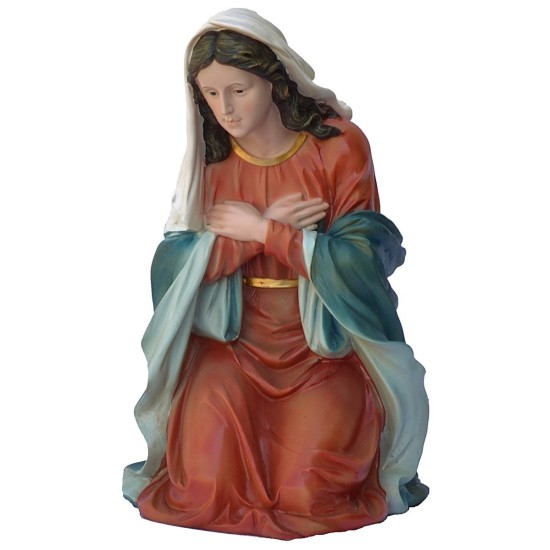 Natività 3 soggetti in resina h 80 cm resina, gesù, culla