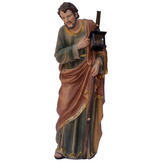 Set 11 personaggi con Natività in resina 60 cm giuseppe