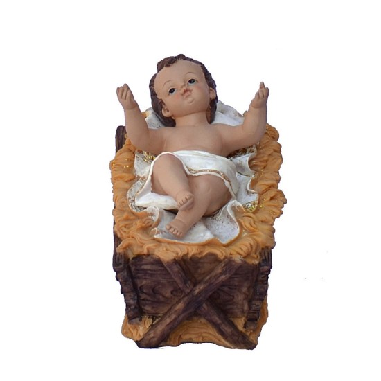 Set 11 personaggi con Natività in resina 60 cm