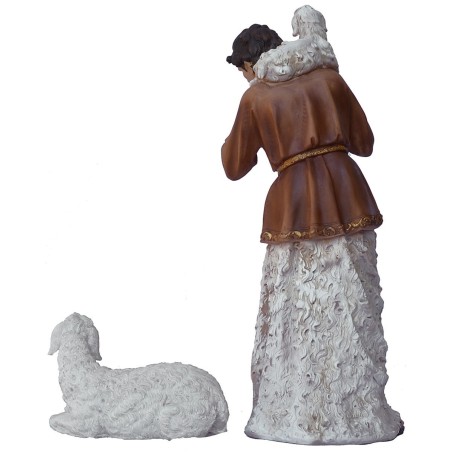 Set 11 personaggi con Natività in resina 60 cm