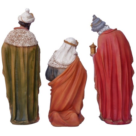 Set 11 statue con Natività 40 cm in resina