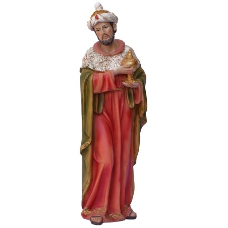 Conjunto de 11 estatuas con Natividad de 40 cm en resina