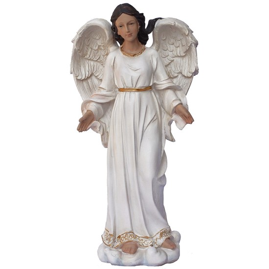 Conjunto de 11 estatuas con Natividad de 40 cm en resina ángel, resina
