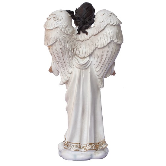 Conjunto de 11 estatuas con Natividad de 40 cm en resina ángel, resina