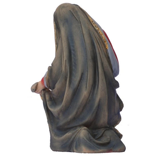 Conjunto de 11 estatuas con Natividad de 40 cm en resina ángel, resina