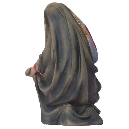 Conjunto de 11 estatuas con Natividad de 40 cm en resina ángel, resina