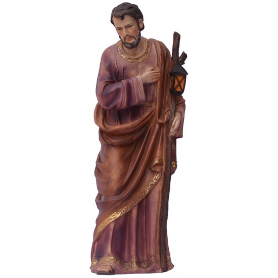 Conjunto de 11 estatuas con Natividad de 40 cm en resina ángel, resina