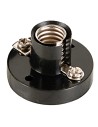 E10 lampholder with black pvc base